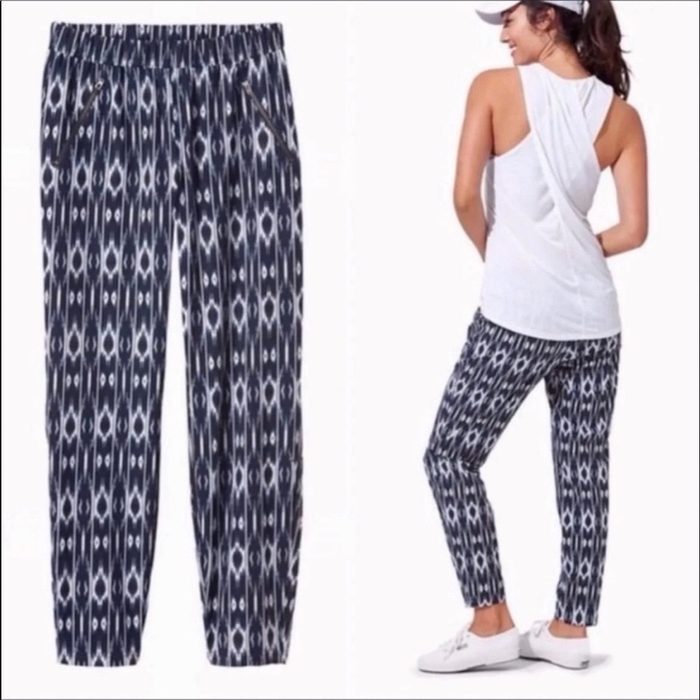 Athleta Reflection Aspire Ankle Navy Size 10